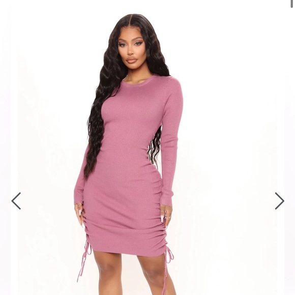 Fashion Nova Dresses & Skirts - Fashion Nova pink ruched dress